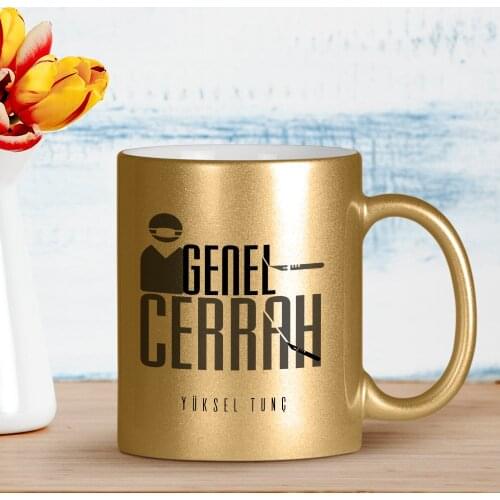 Personalized Professional General Surgeon Gilded Mug Cup-2