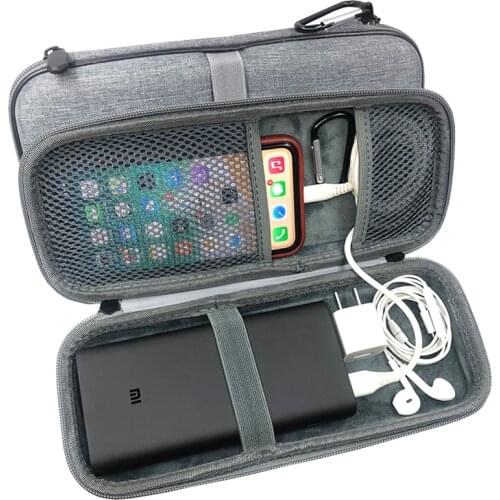 Newest Hard EVA Portable Outdoor Travel Carrying Case For Xiaomi Power Bank 3 Pro 20000mAh Mobile Powerh Charger for iPhone