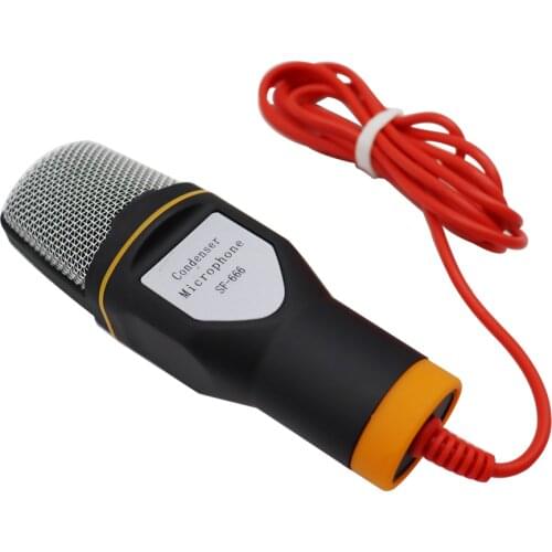 Portable Speaker Home KTV Player MIC For Computer Skype Chatting Gaming Podcast Recording Karaoke Microphone Handheld