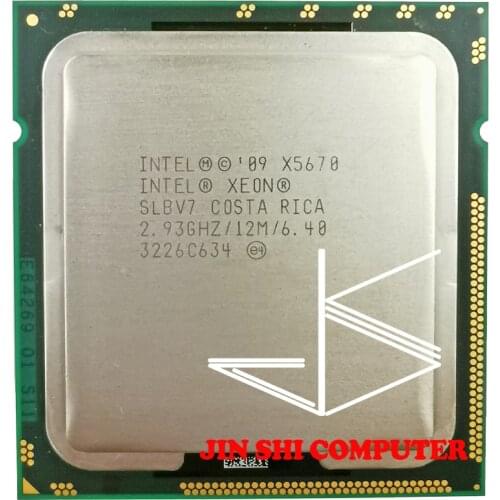 Intel Xeon X5670 Processor 2.93GHz LGA 1366 12MB L3 Cache Six Core server CPU X5670