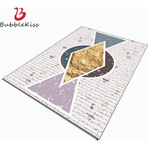Bubble Kiss Nordic Style Geometric Pattern Carpets Large Size Customized Area Rugs for Living Room Non-Slip Bedside Soft Carpet