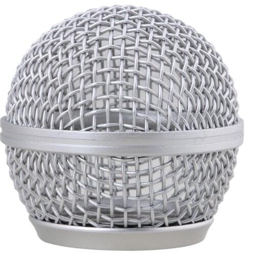 Yibuy CR Hardened Mic Ball Head Mesh Grill For SM58 BETA58
