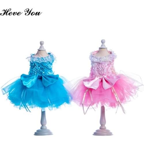 Heve You Pet Party Skirt Lace bow skirt sand Fashion Dress for Small Dogs Chihuahua Dog Dresses Cat Clothing for Pets XS~XXL
