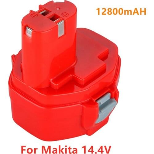100% New PA14 12800mAh 14.4V NI-CD Power Tool Battery for MAKITA 14.4V Battery for Makita PA14,1422,1420,192600-1, 6281D,6280D