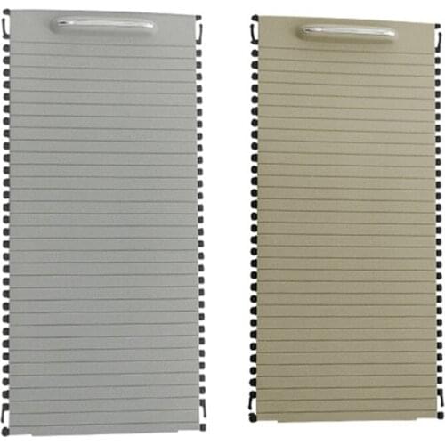 2 Pcs Car Inner Indoor Centre Console Roller Blind Cover -Mercedes C/E-Calss W204 S204 W212 S212, Grey & ​Beig