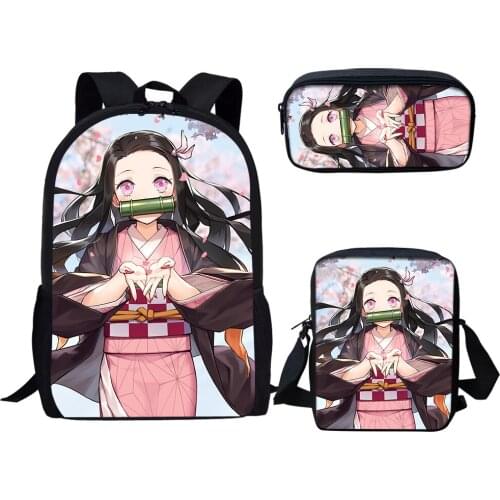 Twoheartsgirl Dolphin 3d Print Schoolbags Set Cute Animal Children Student School Bag for Teen Boys Girls Book Bags 3pcs/set