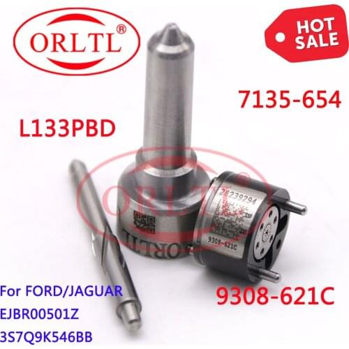 ORLTL INJECTOR NOZZLE L133PBD VALVE 9308-621C REPAIR KITS (7135-654) FOR EURO 3 EJBR00501Z X Type/X Type Sport 2.0L D (13
