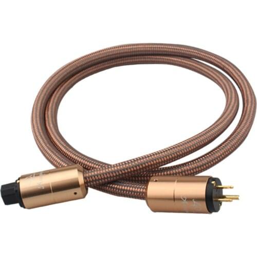 HIFI AC Power Cable Accuphase EU Schuko Power line CD amplifier amp US Plug audio Cables