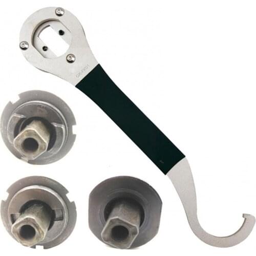 50%HOT Bike Bottom Bracket Lock Ring Removal Tool Square Hole Wrench Repair Equipment