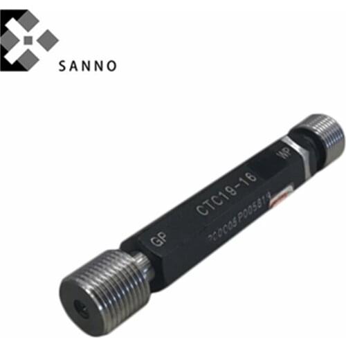 JIS thread plug gauge CTC thin steel pipe screw plug gages CTG thick steel thread pitch plug gauge go nogo gage