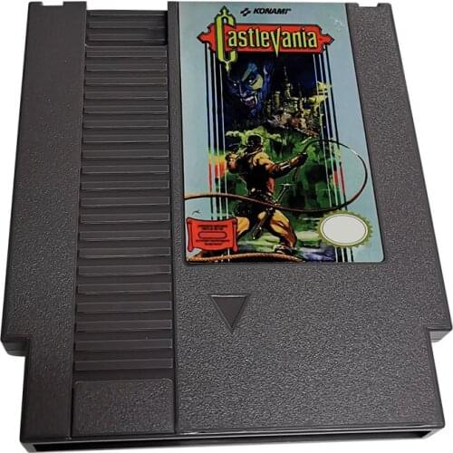 Classic retro video game 8-bit NES game cartridge for 72pin NES game console - gray shell