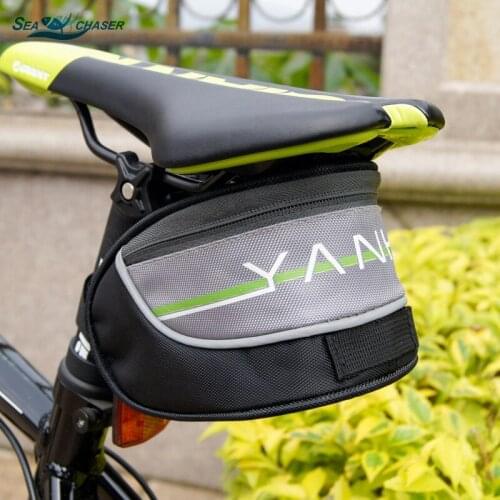 Multifunction easy to carry 0.5L Portable Waterproof Bike Saddle Bag Cycling Seat Pouch Bicycle Tail Bags Accessories