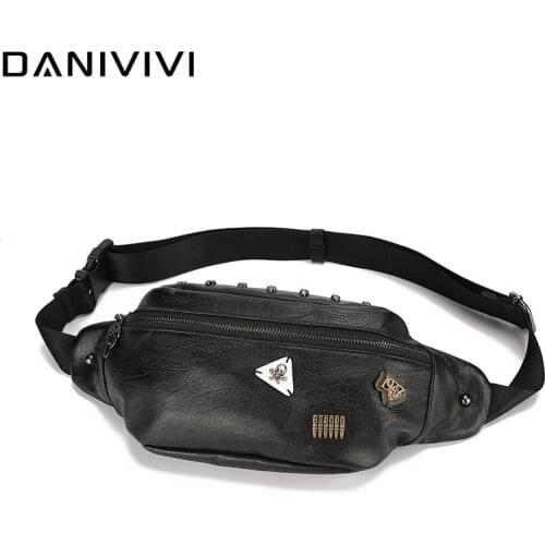 Fashion Designer Fanny Pack Men Crossbody Chest Bags Outdoor Cycling Belt Purse Mens Waist Bag Leather Phone Pouch Money Sac