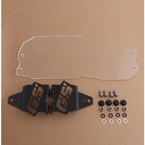 Motorcycle Clear Headlight Guard Cover Clear Lens Head Light Bracket Lamp Protector For BMW F650GS F700GS F800R F800GS 2008-2016