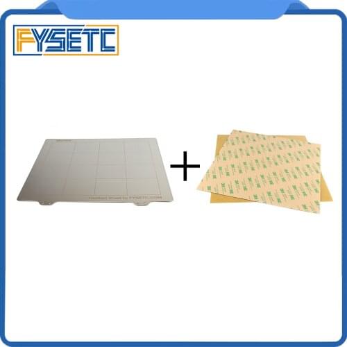 235x235mm Spring Steel Sheet Heat Bed Platform 3D Printer Printing Build Plate + 2pcs PEI Sheet For Ender-3 3D Printer