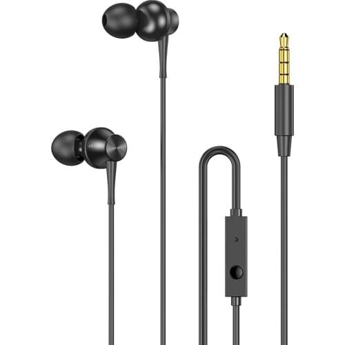 AWEI PC-1 Wired In Ear Earbuds 3.5mm Plug Stereo Headphones Bass Sound Headset With Built-In Microphone Inline Control