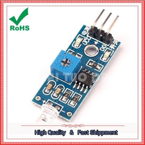 New photodiode module photosensitive module light detection brightness detection intelligent car board