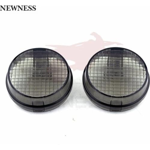 Front Rear Smoke / Clear Turn Signal Lens Indicator Lense Cover For Honda VTX 1800 For Kawasaki Cruisers VTX VN Vulcan 1300 1600
