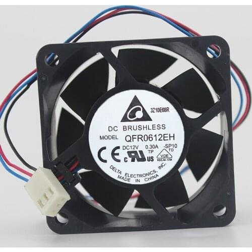 QFR0612EH 12V 0.30A 6CM 6025 PWM speed air volume cooling fan