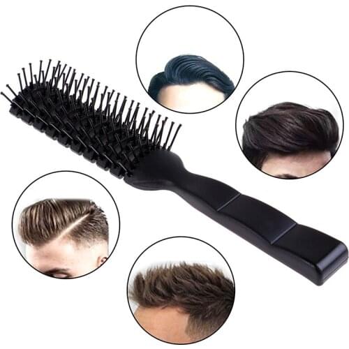 Hair Comb Curling Hairbrush Hair Brushes Comb Women Plastic Nylon Massage Hair Care Styling Hair Combs Hair Accessories