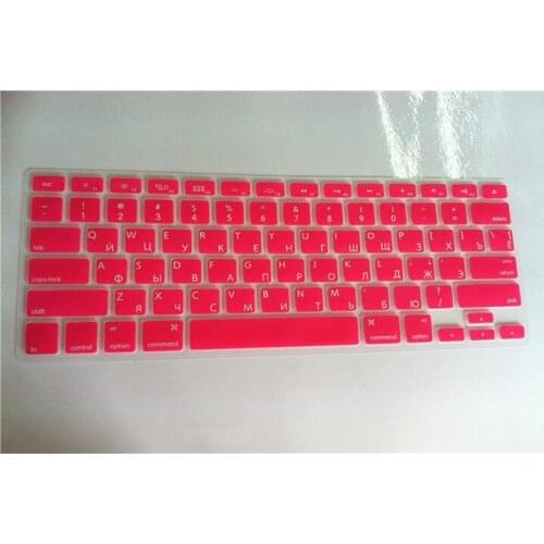 RUSSIAN Silicone Keyboard Cover Skin sticker protective FILM for apple MacBook Pro air 13 15 17 US layout