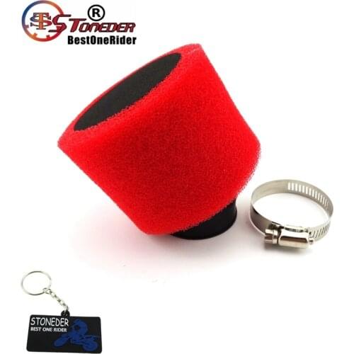STONEDER 45mm Air Filter Clearner For 125cc 140cc 150cc Chinese Pit Dirt Trail Bike Motorcycle ATV Quad Motocross Buggy Go Kart