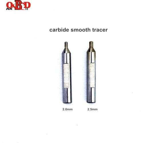 Raise Carbide 0.8 1.0 1.2 1.5 2.0 2.5 4.5mm Smooth Tracer 90/95/100/105 Degree Dimple Cutter for Key Cutting Machine Drill Bits