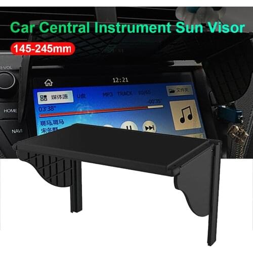 Universal Car GPS Navigation Screen Visor 145-245mm GPS Screen Sun Shade Visor Hood For 6-10 inch Navigation Accessories