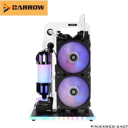 Barrow Water Cooling External Bracket Dock For ITX Case Radiator CPU GPU Cooler, Form PC Liquid Cooling System, EXWCD-240/360