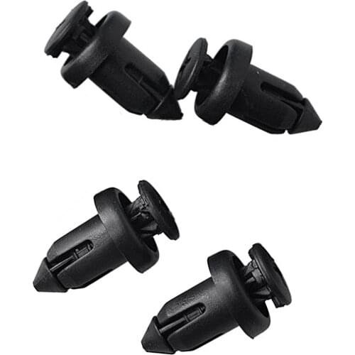 100Pcs Auto Fender Bumper Fasteners Push Type Clips Car Door Trim Panel Plastic Rivet For Nissan For Honda For Toyota 9mm Hole