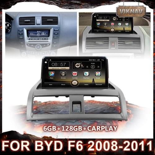 128GB HD Touch Screen Android Car Multimedia Radio GPS Navigation Audio Video DVD Player System For BYD F6 2008-2011 Head Unit