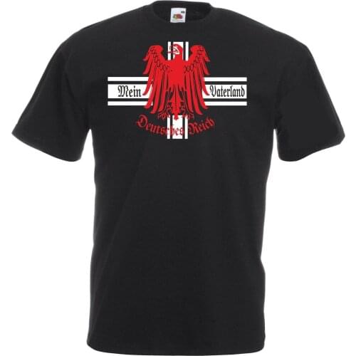 2019 Summer Fashion Men T-shirt T Shirt, Deutschland,Vaterland, Reichsadler,Hooligans,Deutsches Reich,Wehrmacht