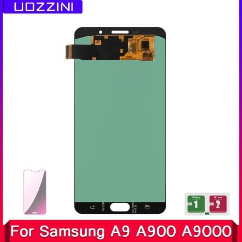 5 Pcs/Lot SUPER AMOLED Replacement For Samsung Galaxy A9 A900 A9000 LCD Display Touch Screen Assembly Repair Parts