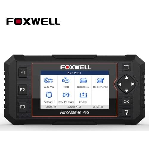 Foxwell NT614 Elite Car Scanner OBD2 Code Reader ABS SRS Transmission System Engine Diagnosis Tool OBD 2 Automotivo Scanner
