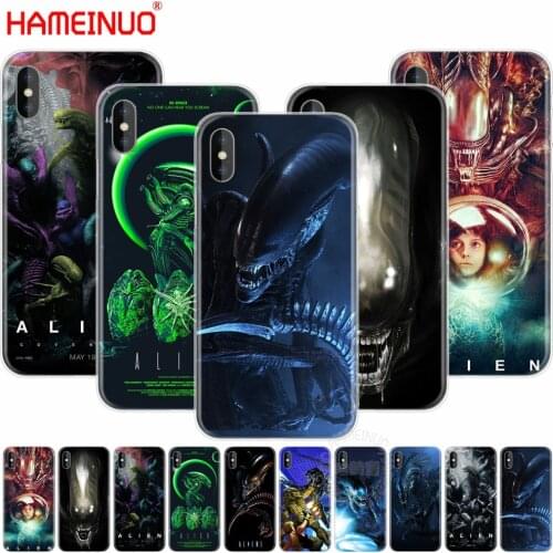HAMEINUO Xenomorph Aliens predator cell phone Cover case for iphone X 8 7 6 4 4s 5 5s SE 5c 6s plus