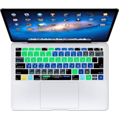 For MacBook Newest Air 13" 2018 Release A1932 Serato DJ Shortcuts Hotkey Silicone Keyboard Cover Skin with Retina Display
