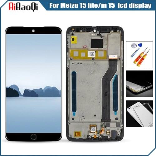 For Original MEIZU M15 LCD screen display+ Touch screen digitizer for For Meizu 15 lite M871H lcd display screen