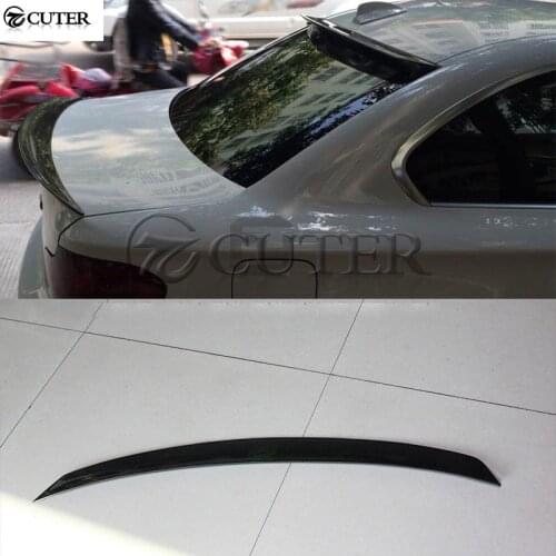 E87 1 series Carbon fiber Rear Wings Trunk Lip Spoiler For BMW E87 120i 125i 128i Sedan 04-11