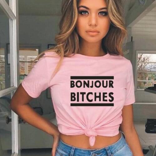 Harajuku Cotton T-shirt Women Summer Fashion Plus Size Fun Tee Shirt Femme Streetwear Letters T Shirt Women