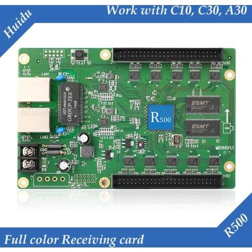 HD-R500 Asynchronous Full Color LED display control card Receiving card Work with C10, C30, A30