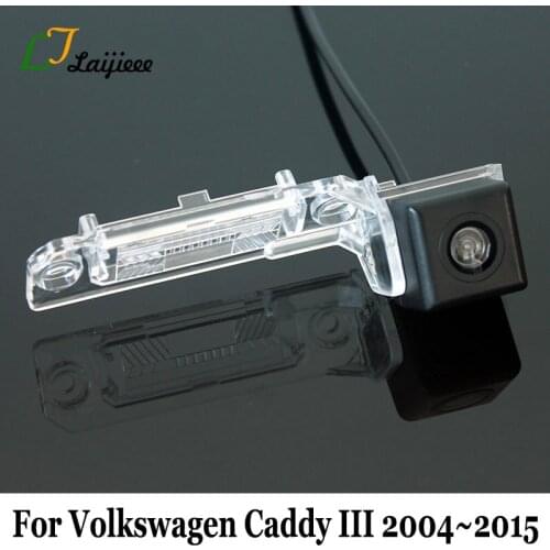 Car Backup Camera For Volkswagen VW Caddy III 2K 2004 2005 2006 2007 2008 2009 2010 2011 2012 2013 2014 2015 / HD Wide Lens Angle Night Vision Auto Rearview Camera