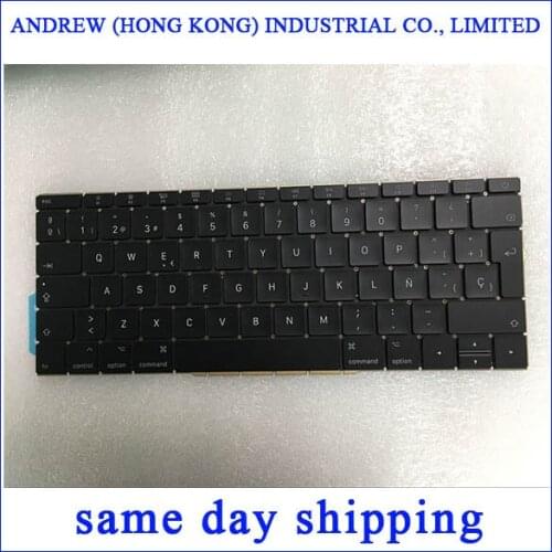 New Laptop A1708 Spanish Keyboard for Macbook Pro 13.3" Retina A1708 Keyboard Spain Late 2016 Mid 2017 Year MLL42 MPXQ2