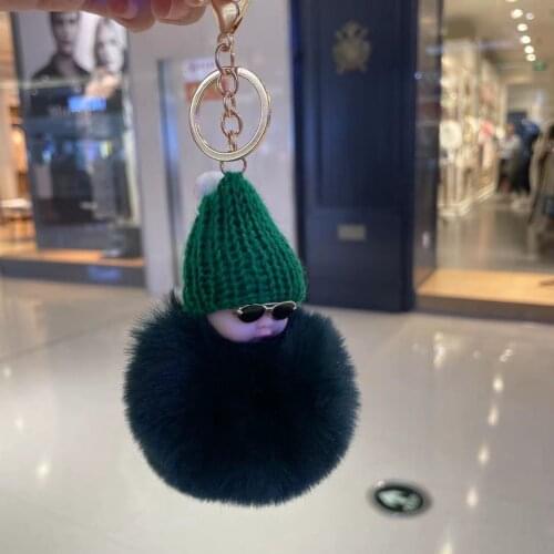 Creative Sleeping Dream Doll Plush Doll Keychain Cartoon Car Female Fashion Bag Key Chain Car Pendant Gift