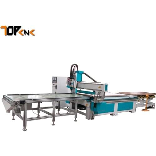 Furniture Cabinet Woodworking Production Line ATC CNC Wood Router
