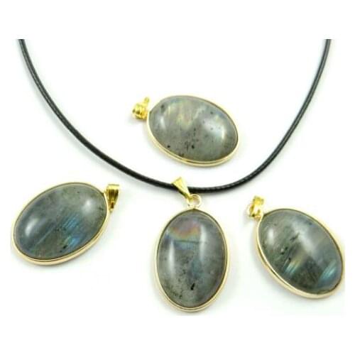 Natural stone Quartz crystal aventurine Labradorite charms Pendants for diy Jewelry making necklaces Accessories