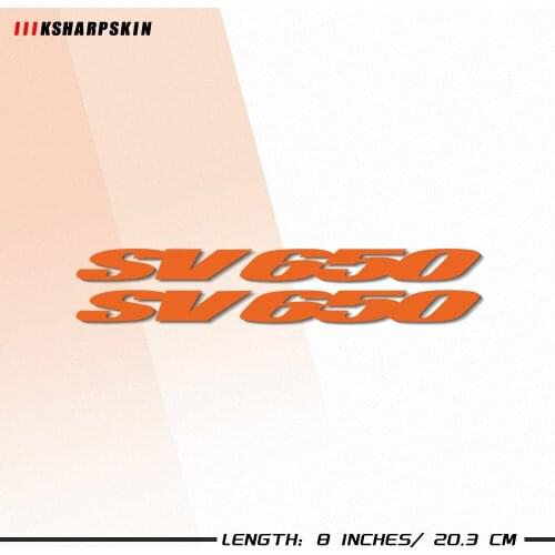 New motorcycle bicycle fuel tank sticker wheel helmet MOTO waterproof reflective logo for SUZUKI SV650 sv 650