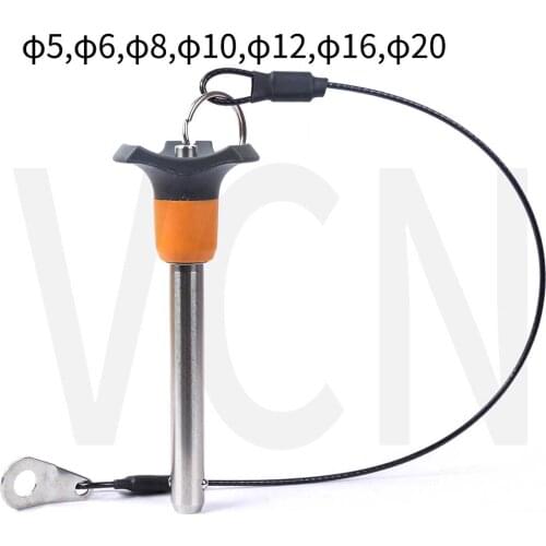 VCN120 plastic handle-Single Acting ball lock pins quick release pins self-locking with Precision stainless pin PUSH PIN