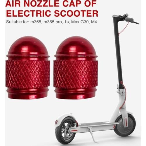 2PCS/Set Electric Scooter Valve Stem Cap Dust-proof Cover Protective for M365 M365 Pro Max G30 M4 Tyre Accessories