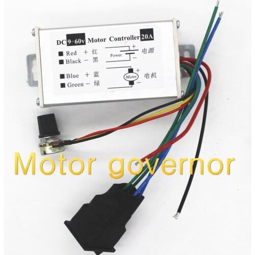 Motor governor,speed controller,CW/CCW 12V24V36V48V60V High power pulse width motor drive Control panel FOR DC brush motor