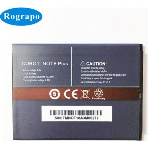 Rograpo CUBOT NOTE Plus Phone Batteries China